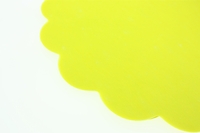 Fleece-Blumella gelb 25St/44cm mit Folienblumella