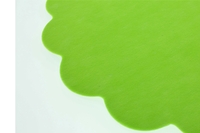 Fleece-Blumella grün 25St/44cm mit Folienblumella