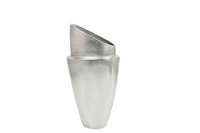 Alu-Vase Beauty 9x16xH30cm Raw Qualität